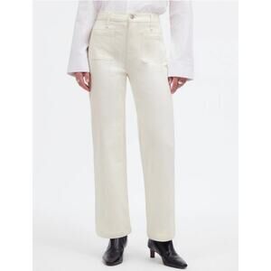 NWT Madewell The Emmett Patch Pocket Wide Leg Jeans Size 24 Retail $138